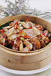 笼仔泰椒蒸牛蛙