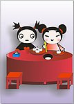 炸酱小妹 中国娃娃