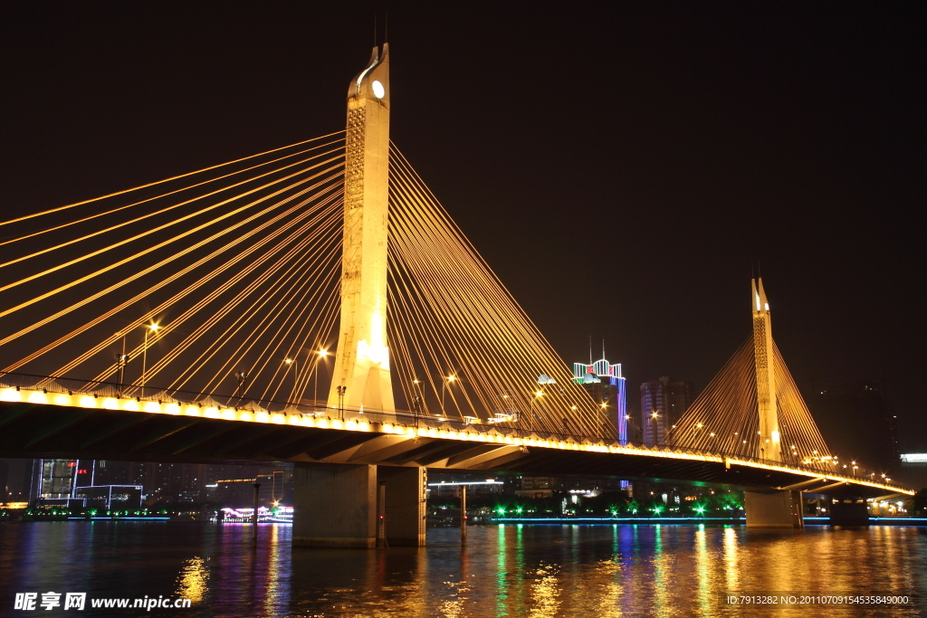 广州海印桥夜景