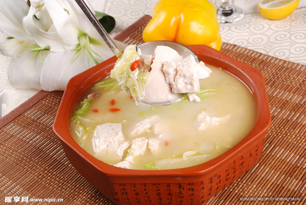 鸡汤高压豆腐