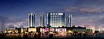 大型商业区夜景效果图