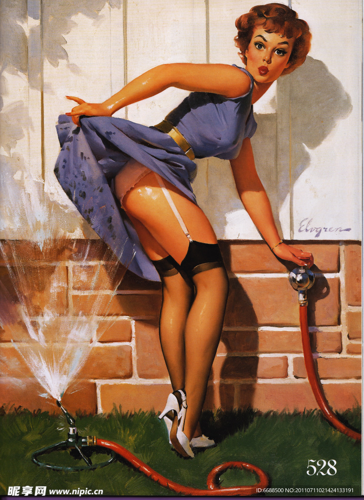 pinup广告女郎