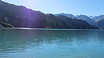 湖水 群山