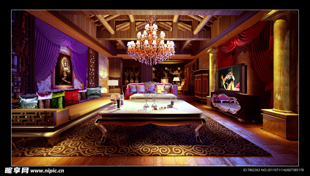 酒吧包房设计效果图