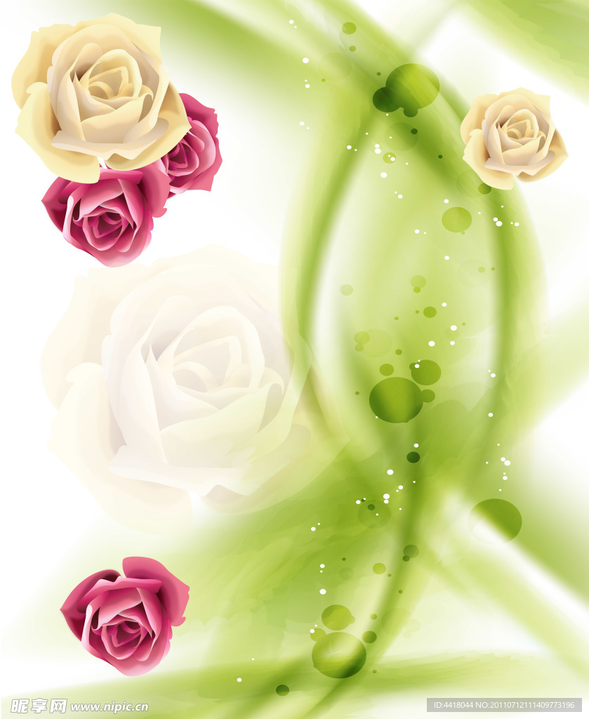 浪漫花纹