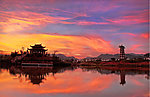 潜口农民公园夕照