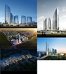 商业区建筑模型