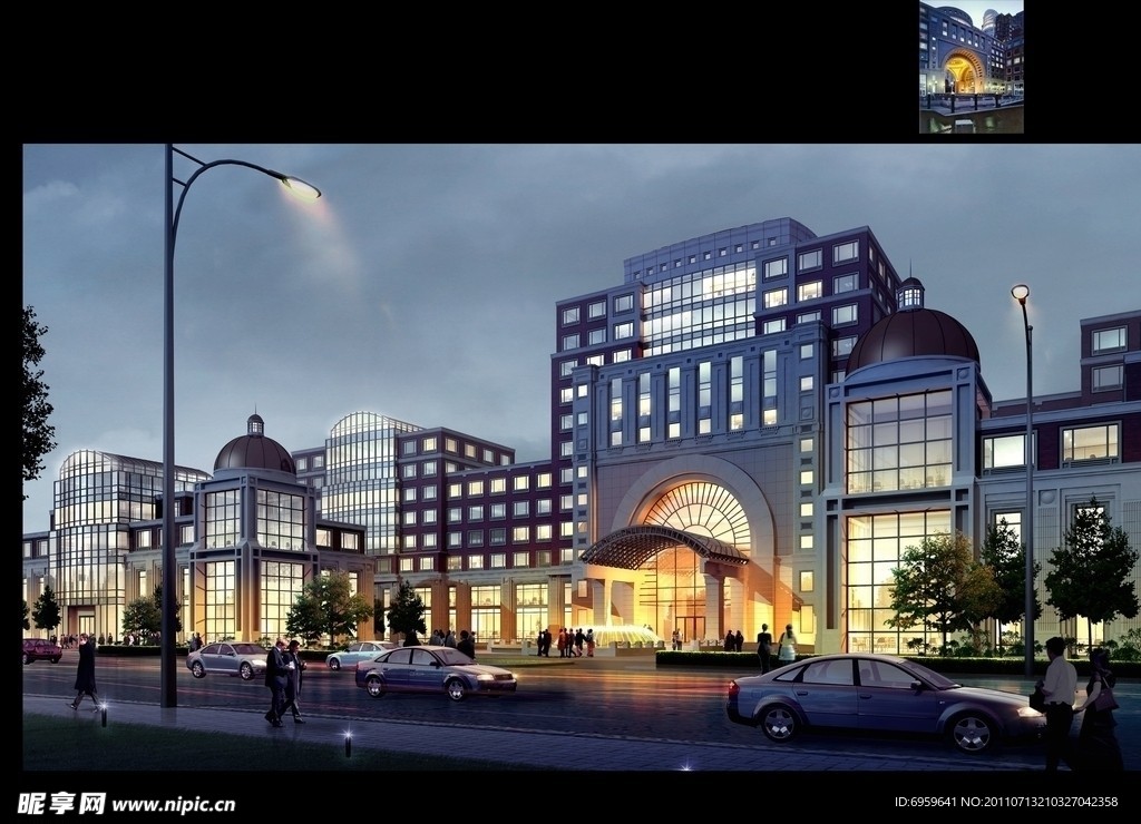 欧式建筑模型