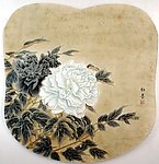 工笔白牡丹小品