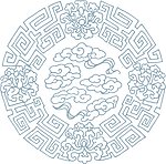 底纹 白云