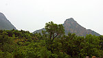 河北野三坡山峰树林