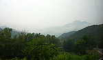 河北野三坡山路山峰树林
