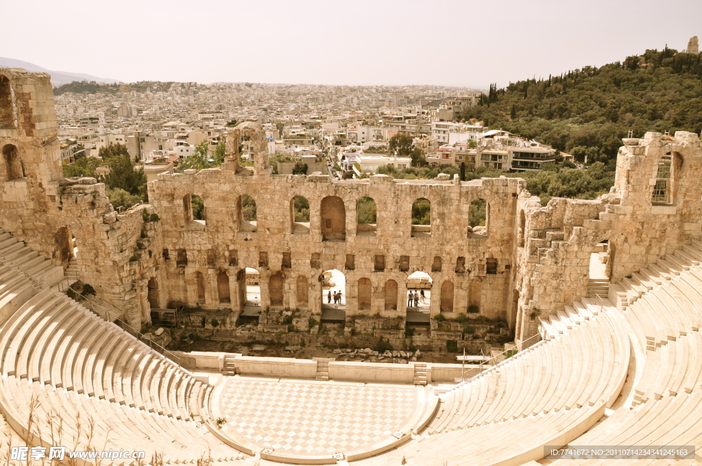 古希腊歌剧院遗址