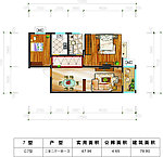 户型 房产 平面 CAD