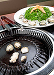 酒店佳肴烤鲍鱼