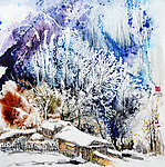 冷烟残雪