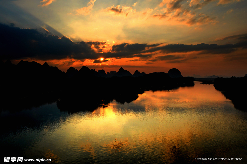 漓江夕阳