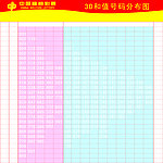 中国福利彩票3D和值号码分布图