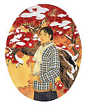 深秋红叶