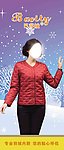 羽绒服展板