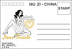 明信片女孩