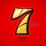 7周年店庆LOGO