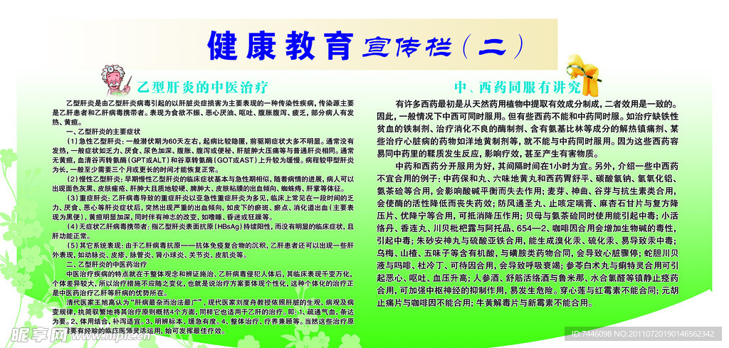 健康教育宣传栏