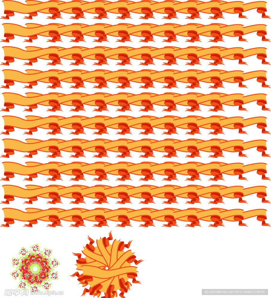 矢量花纹