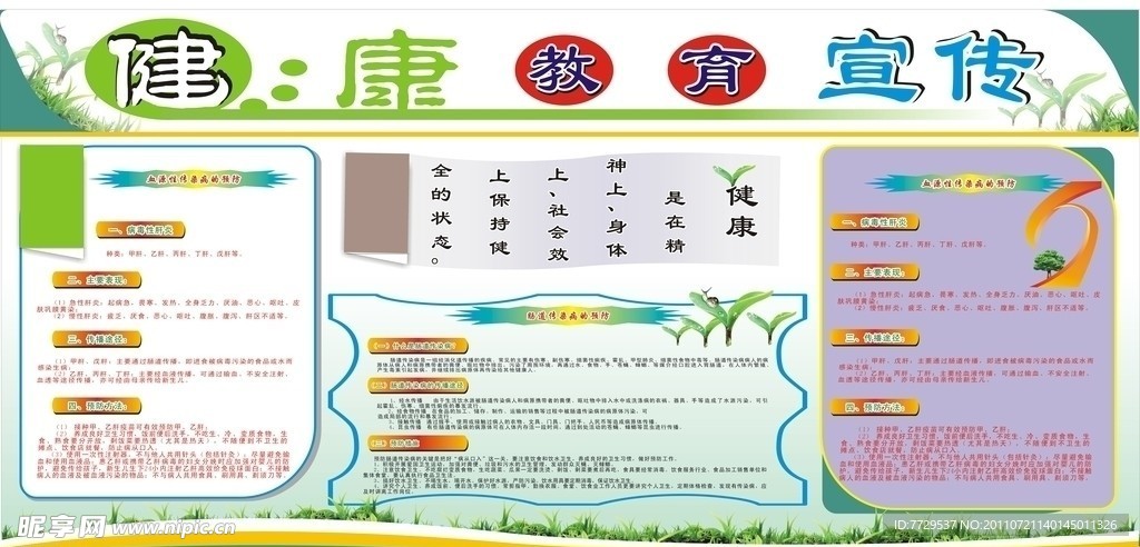健康教育宣传栏