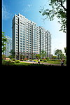 高层住宅楼建筑效果图