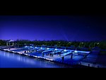 滨江公园夜景景观效果图
