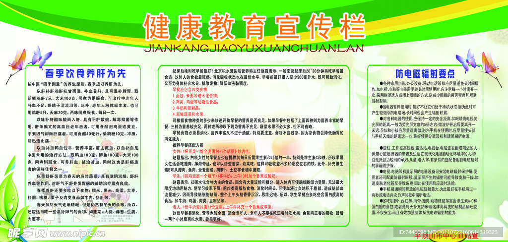 健康教育宣传栏