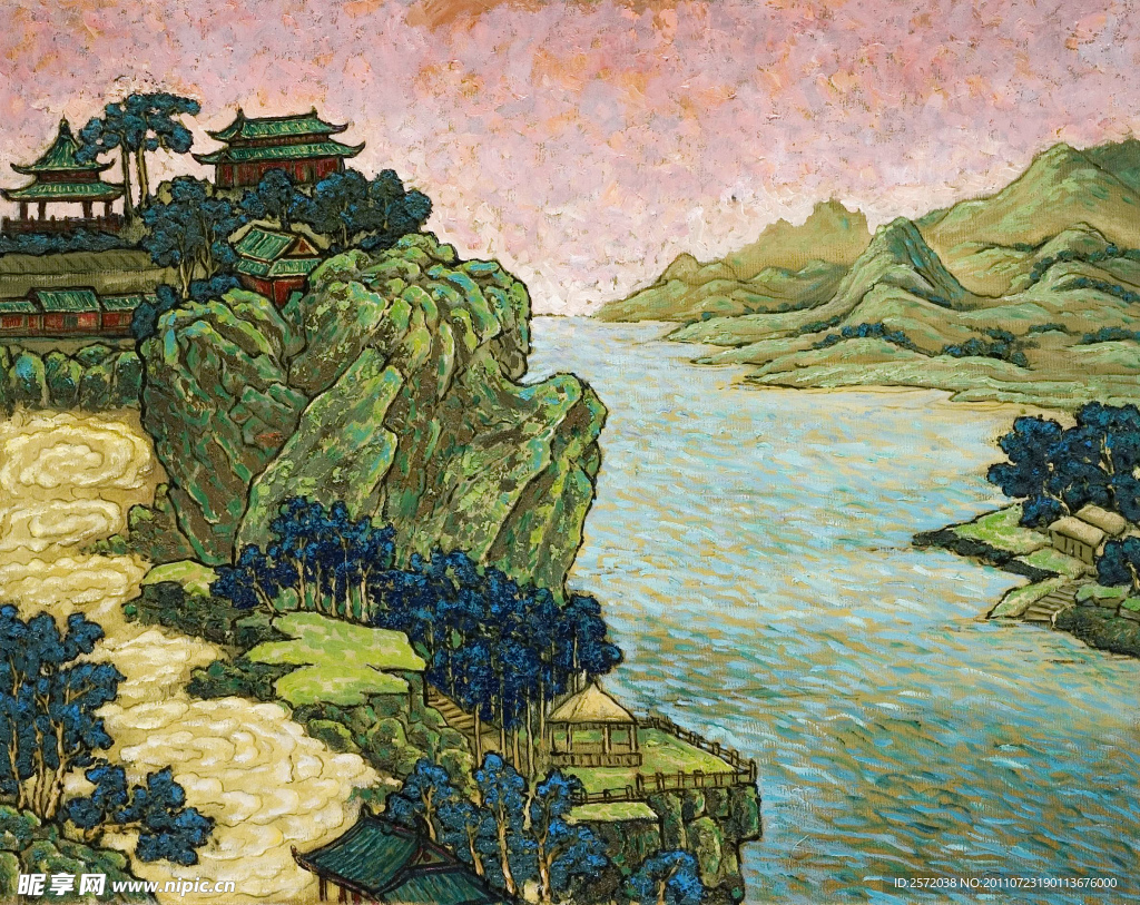 春江远眺