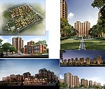 住宅小区建筑模型