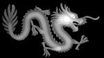 精雕图 灰度图 龙