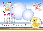 2012儿童台历