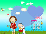 2012儿童台历