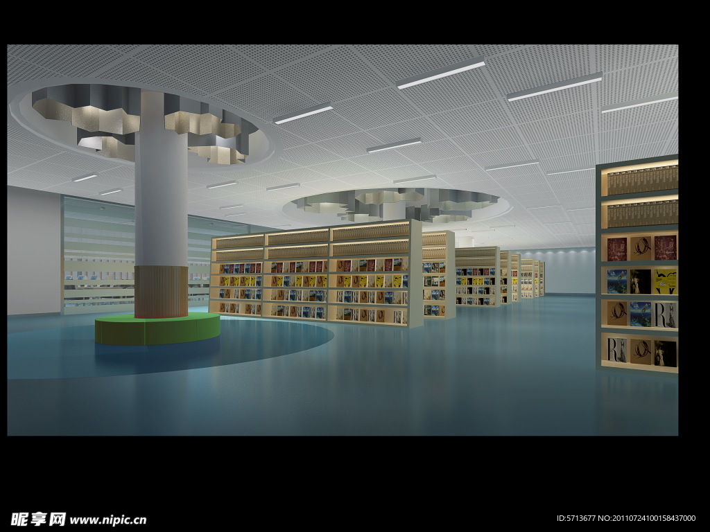 儿童图书馆手绘效果图|空间|室内设计|吉利池昌旭 - 原创作品 - 站酷 (ZCOOL)