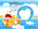 2012儿童台历