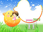 2012儿童台历
