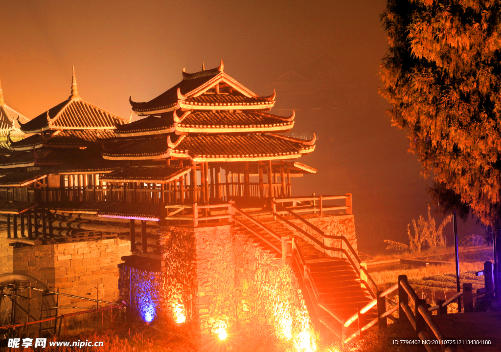 夜景 高塔