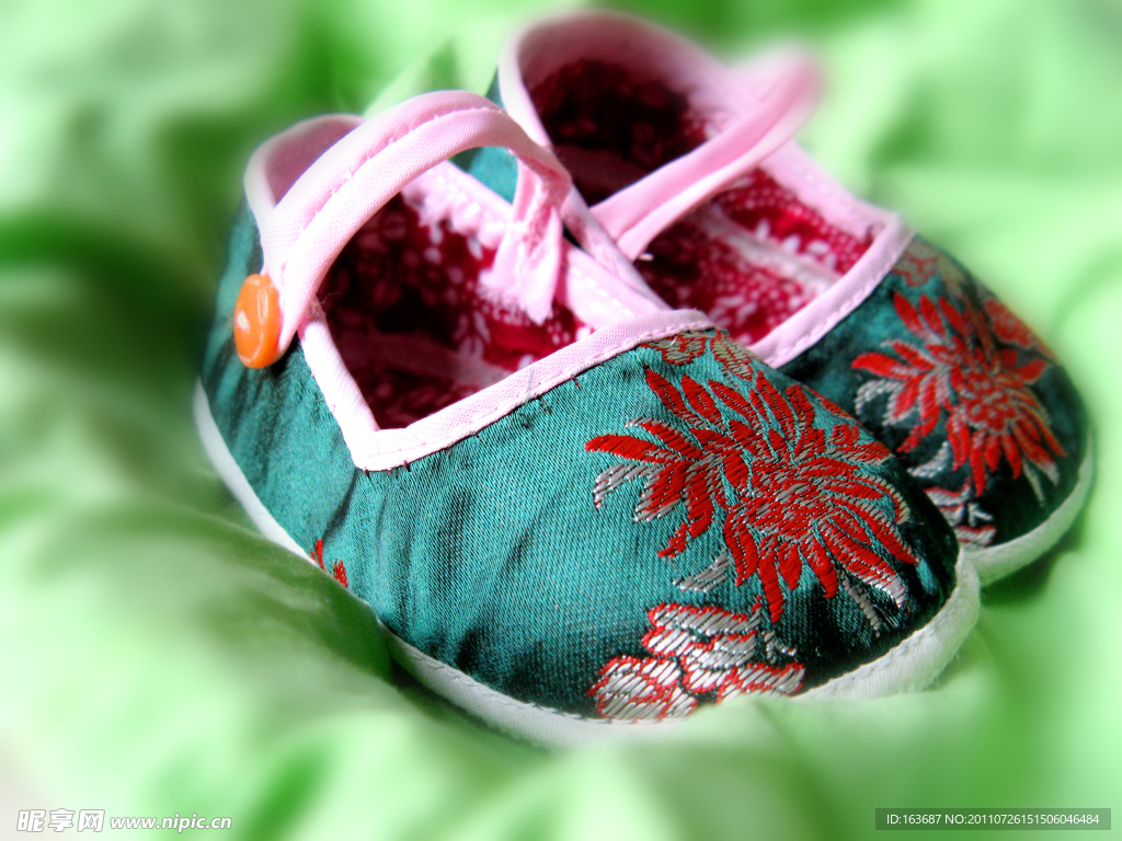 婴儿手工鞋