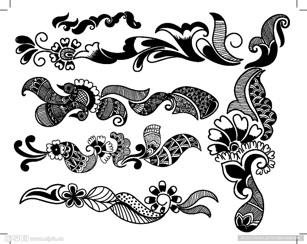 古典花纹