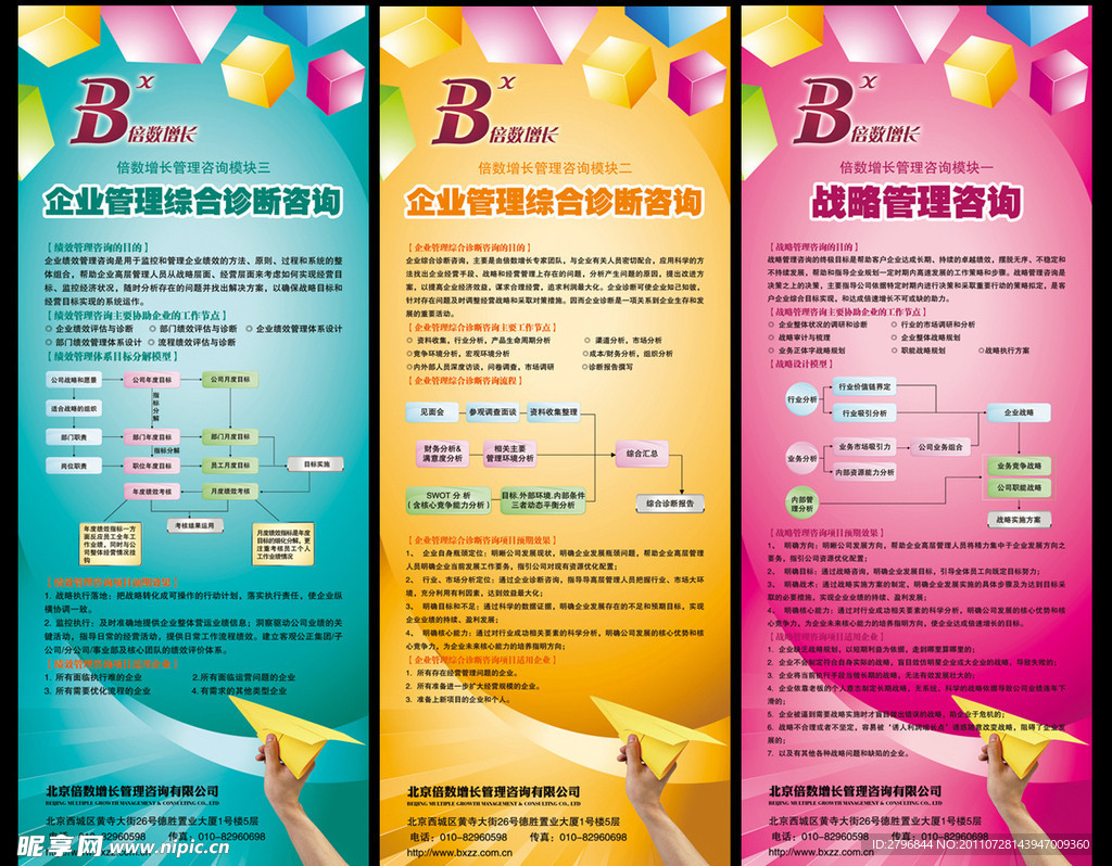 培训教育系列易拉宝