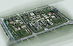 河北师范大学新校区鸟瞰图
