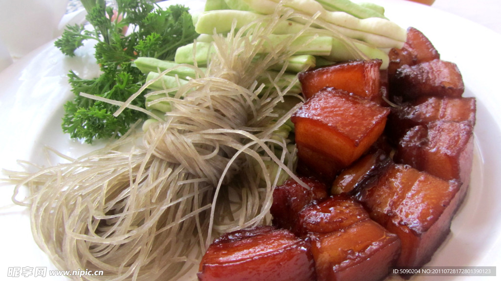 梅豆烧肉