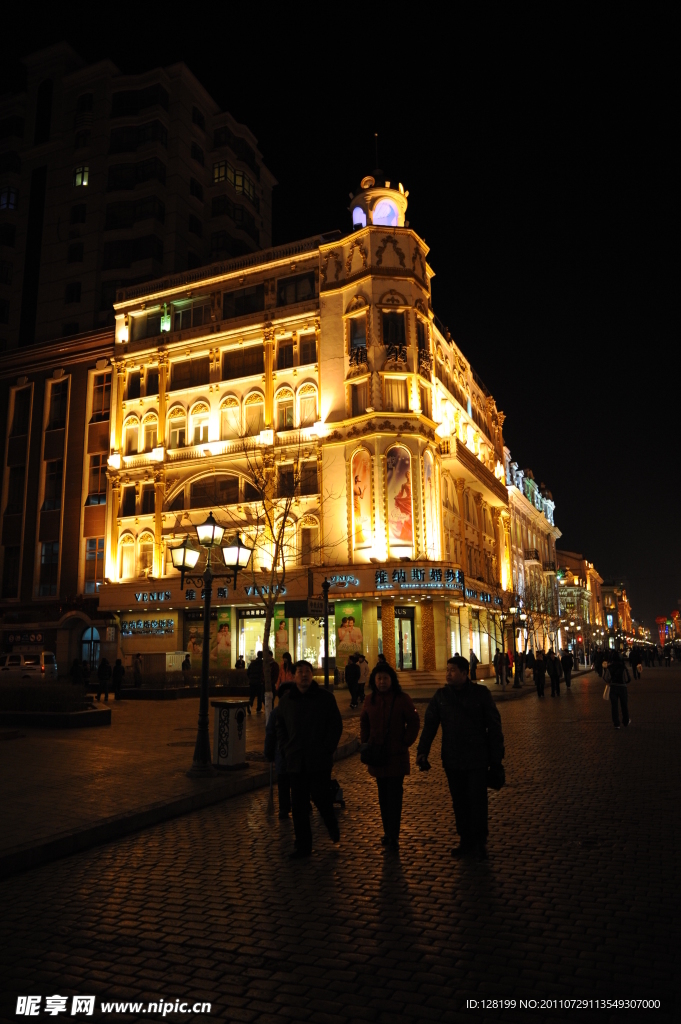 美丽的夜景