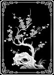 灰度图 梅花