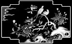 灰度图 喜鹊