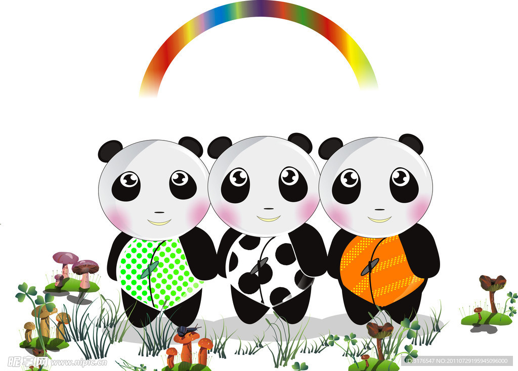 熊猫三兄弟